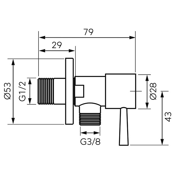 Rotondo - Angle valve