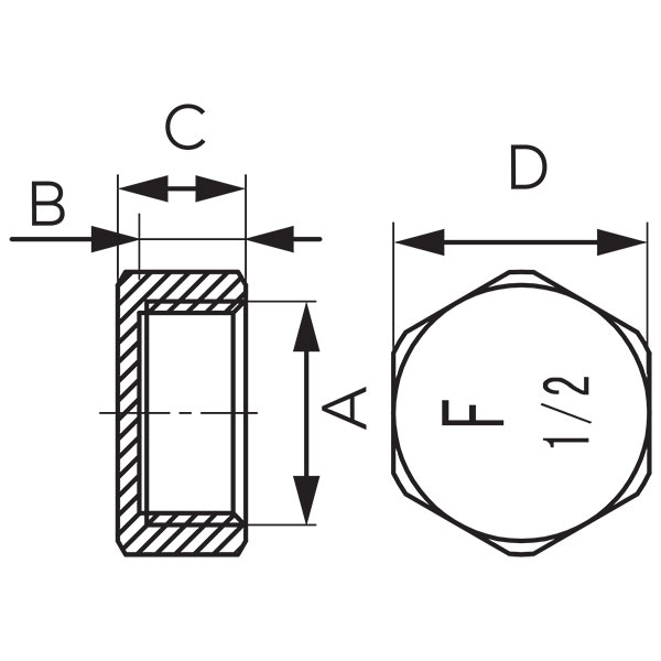 Capac filet interior