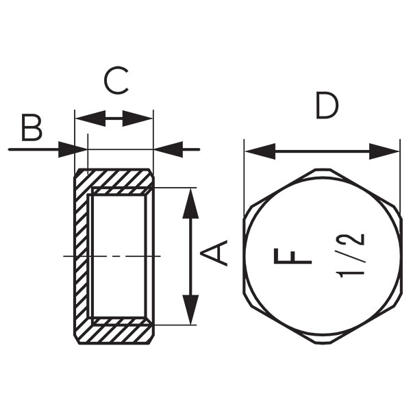 Capac filet interior