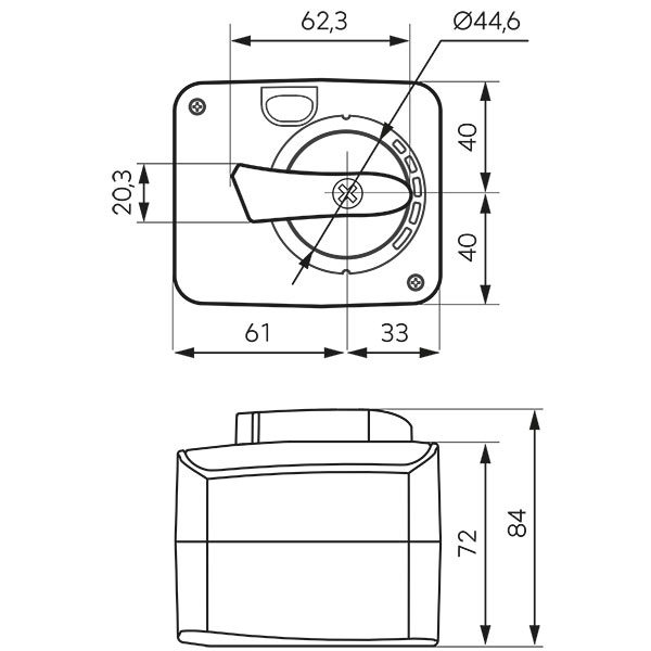Electric actuator for mixing valves