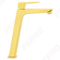 Vitto Gold Verdeline - Standing counter washbasin mixer, gold
