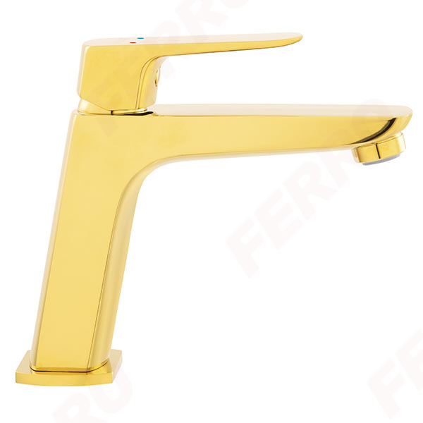 Vitto Gold Verdeline - Standing washbasin mixer, gold