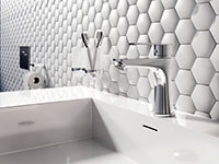 Algeo Square - standing washbasin mixer