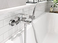 Alba VerdeLine - wall-mounted bath mixer