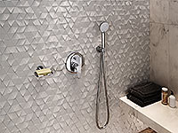Algeo Set - shower set with rainfall and mixer