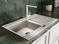 Adore White/Chrome - standing sink mixer