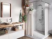 Amigo VerdeLine - rainfall with shower set