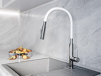Mezzo II - Single kitchen sink 58x48 cm, grey