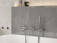 Ciriculus - Shower mixer with shower set, chrome