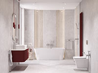 Nostris - Concealed bidet mixer with accessories, chrome