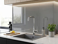 Distanza - Sink mixer with sensor, U spout, chrome