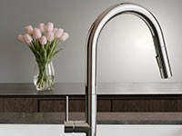 Liquid - Standing sink mixer, 2-functions pull-out spouts