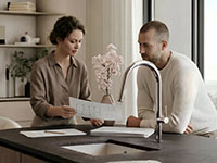 Liquid - Standing sink mixer, 2-functions pull-out spouts