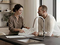 Liquid - Standing sink mixer, 2-functions pull-out spouts