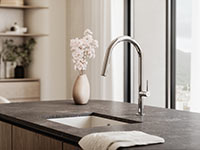 Liquid - Standing sink mixer, 2-functions pull-out spouts