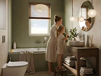 Themis - Standing countertop washbasin mixer, chrome