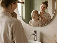 Themis - Standing countertop washbasin mixer, chrome