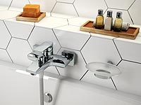 Algeo Square - wall-mounted bath mixer