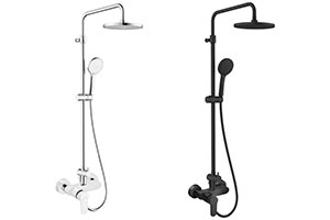 Nostris - rainfall shower sets with mixers
