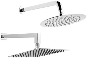 Shower sets - arm with Slimline rain shower