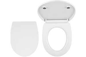 Toilet seat, white