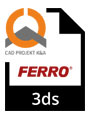 Database of 3D models of FERRO products in 3DS format