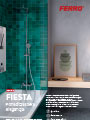Fiesta - rainfall shower system and bath mixer (NP79-BFI13U)