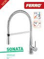 Leaflet: Sonata - Standing sink mixer with pull-out spray