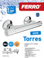 Brochure: Torres and Trinity thermostatic shower faucets