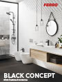 Black Concept - fürdőszoba és konyha